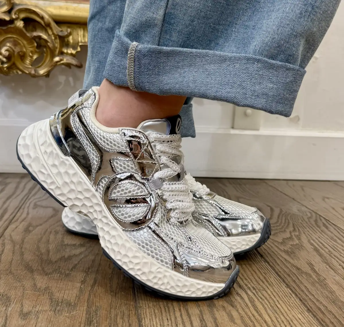 Carter 2.0 Runner W BEIGE ET ARGENT