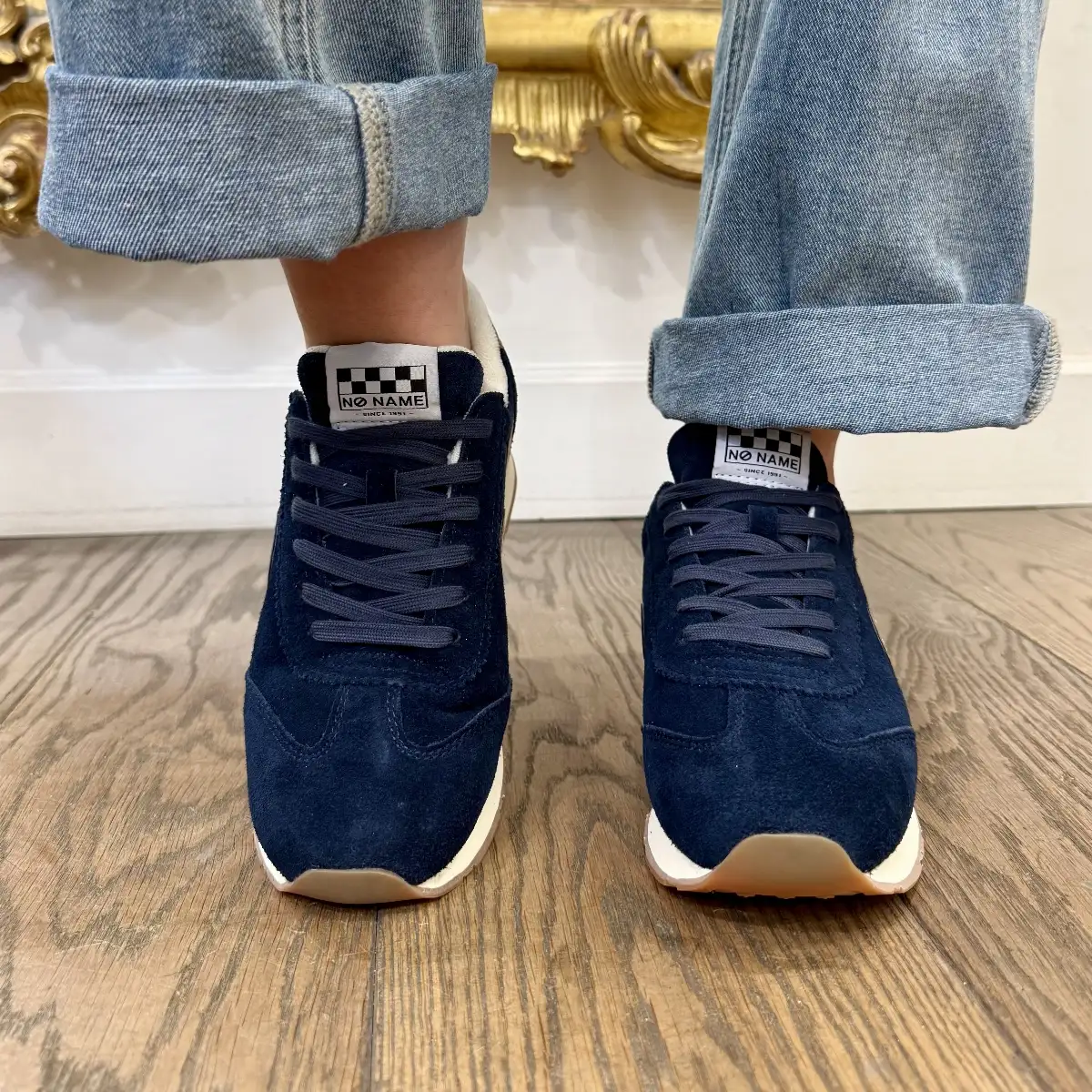 City Run Jogger W BLEU MARINE & BRONZE