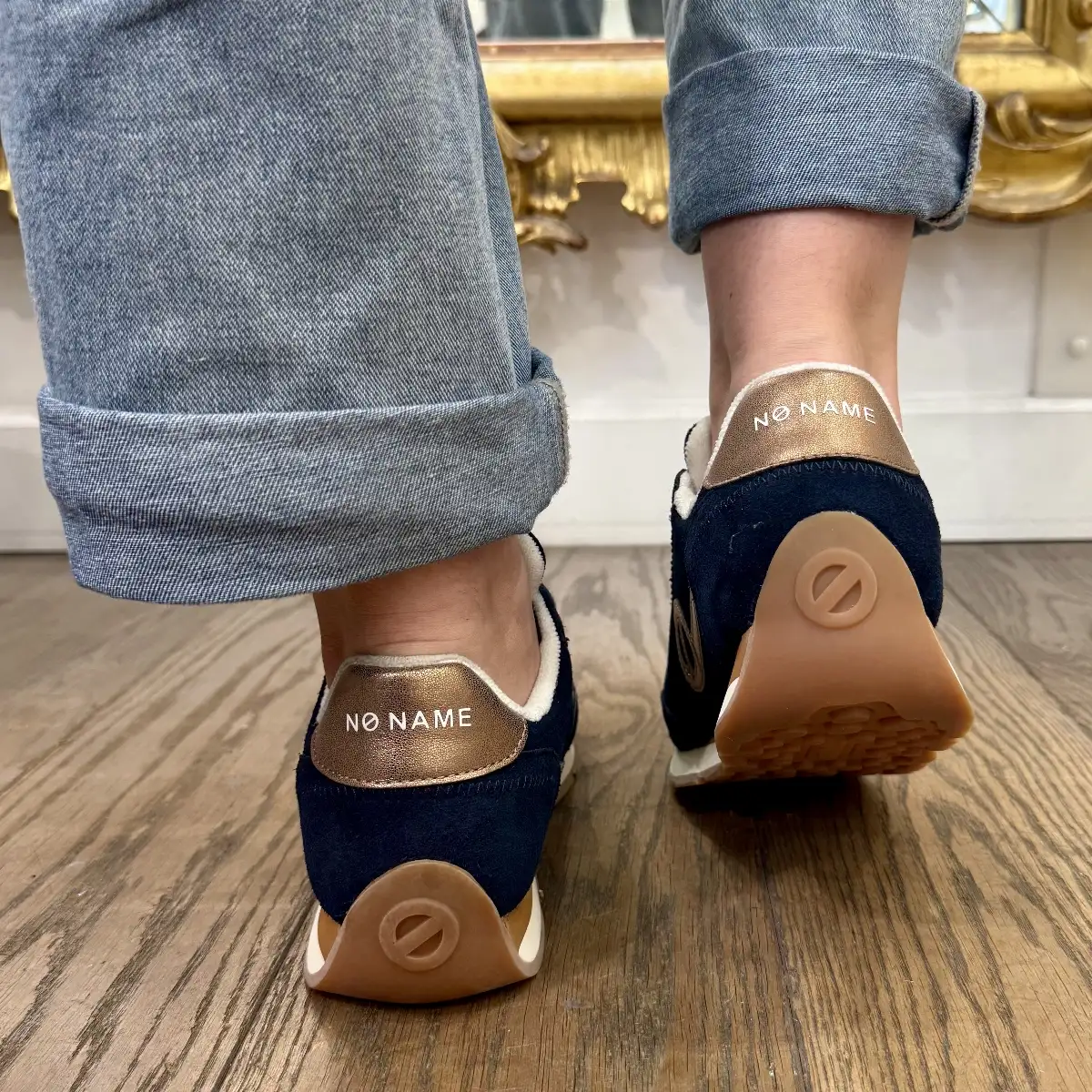 City Run Jogger W BLEU MARINE & BRONZE