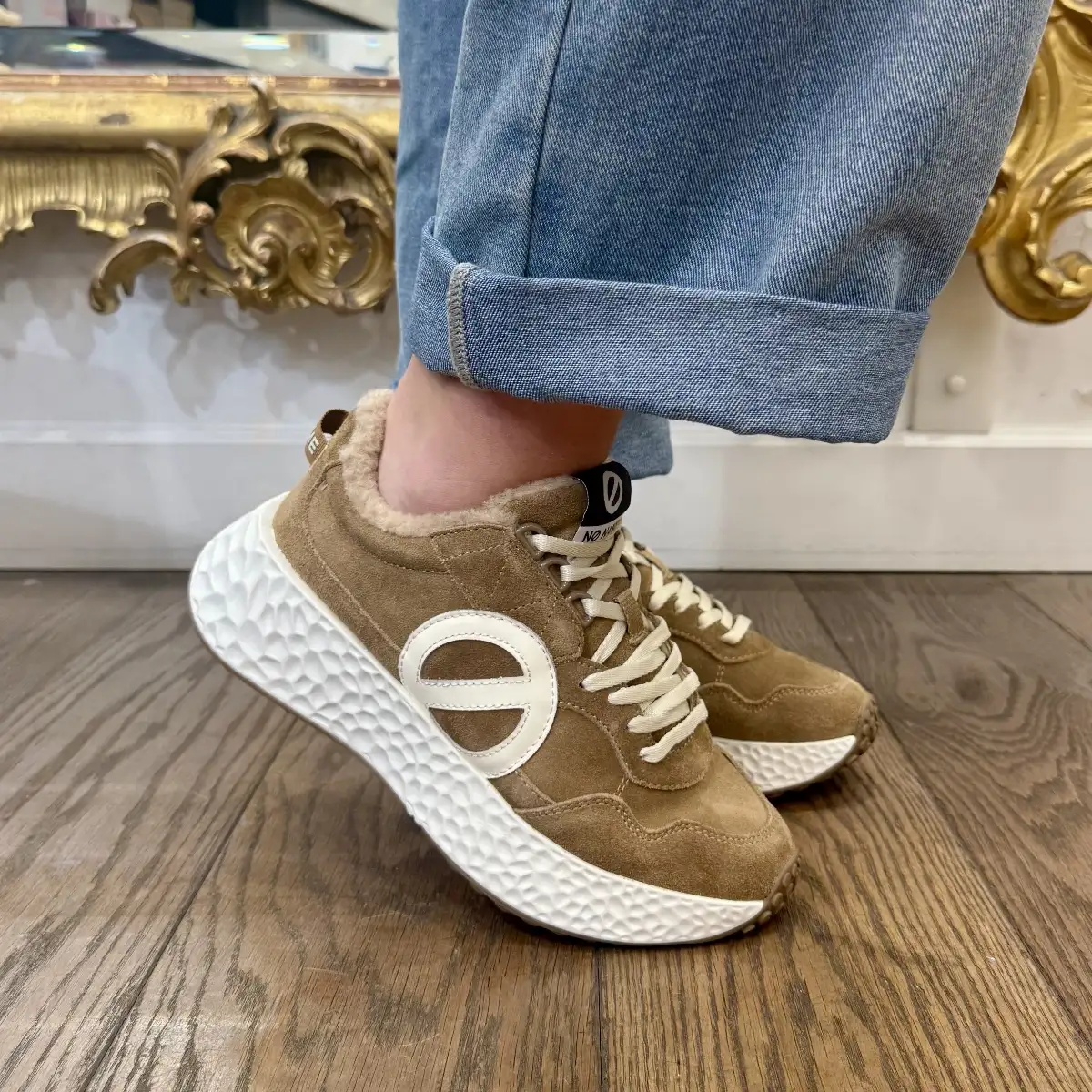 Carter Jogger NOISETTE BLANC CASSE