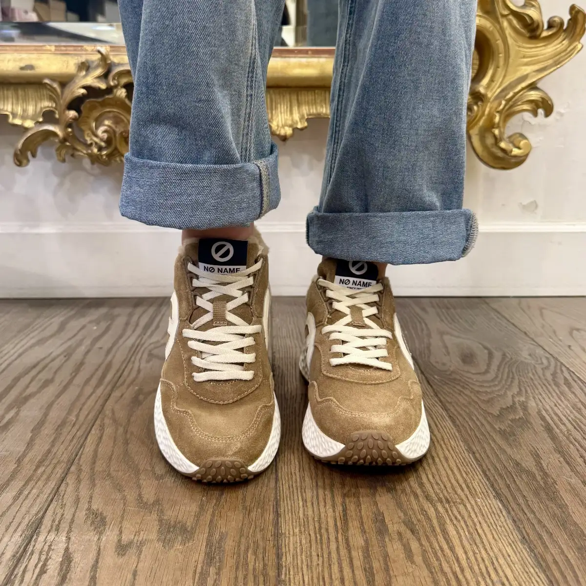 Carter Jogger NOISETTE BLANC CASSE