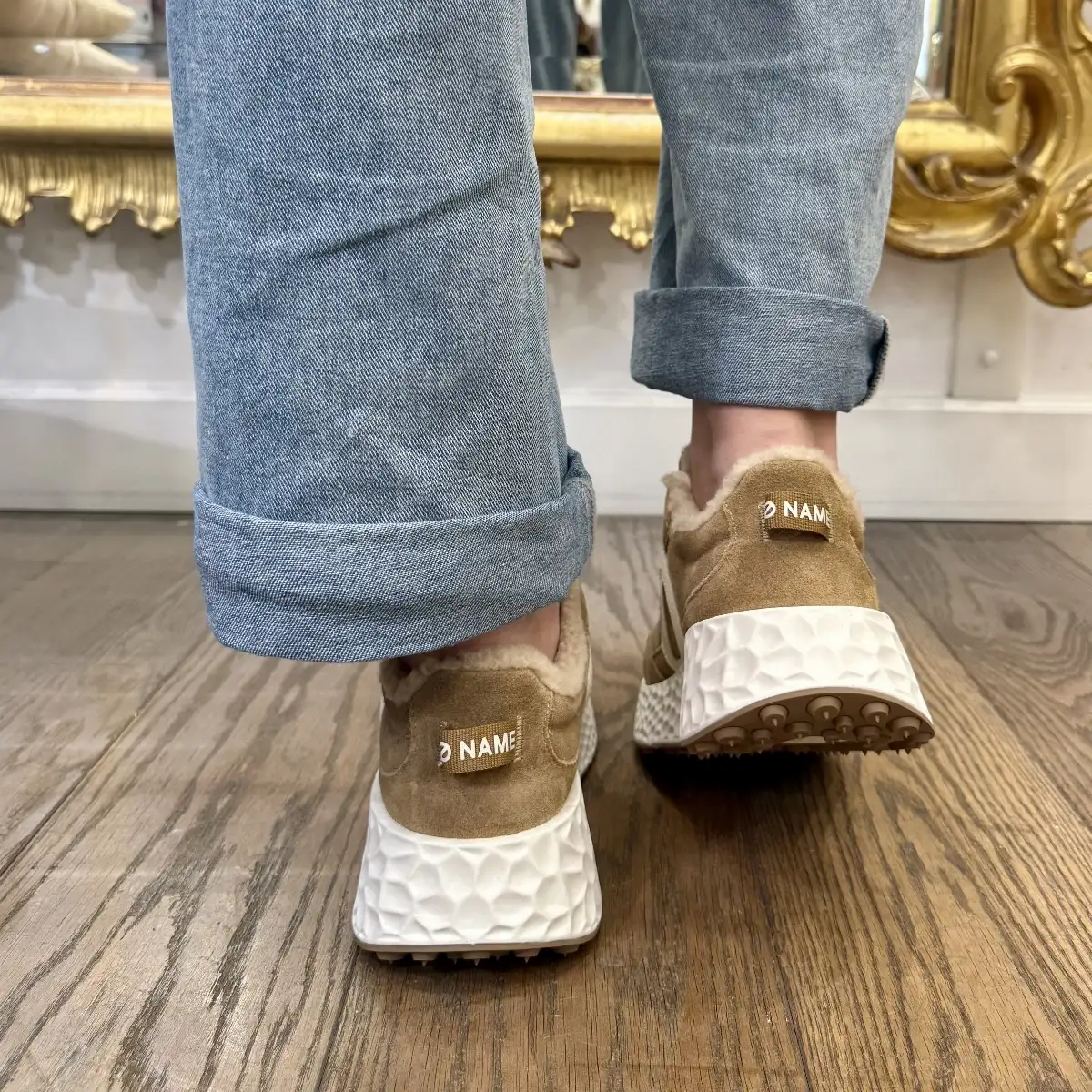 Carter Jogger NOISETTE BLANC CASSE
