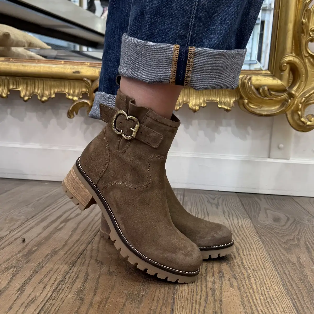 Bottines Jota Taupe