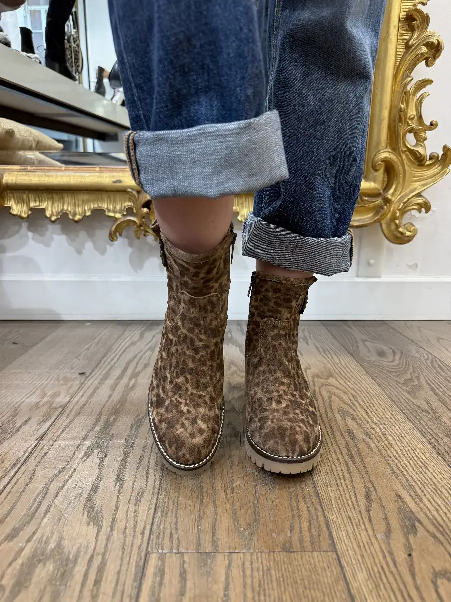 Bottines Jota Léopard