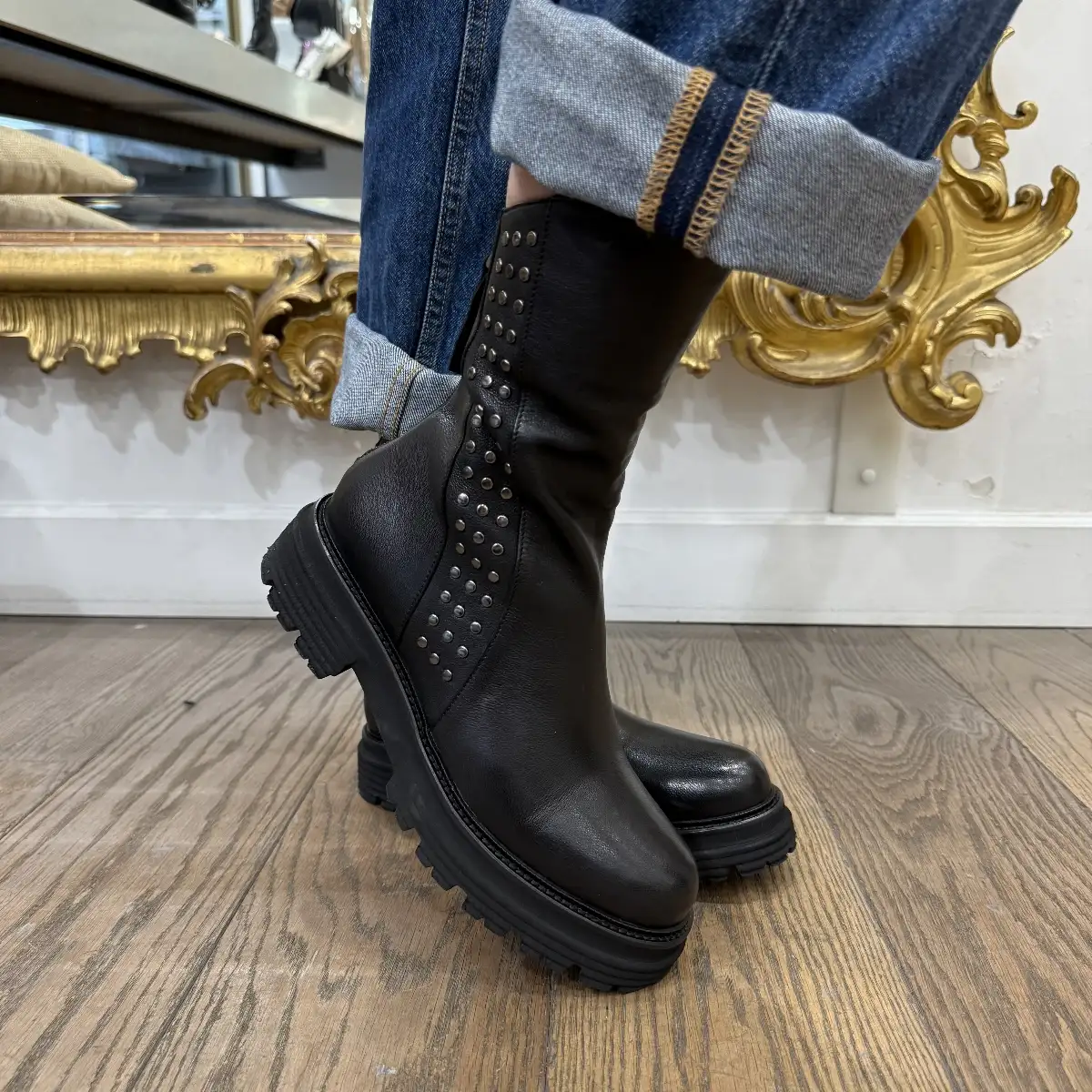 Bottines West Nero