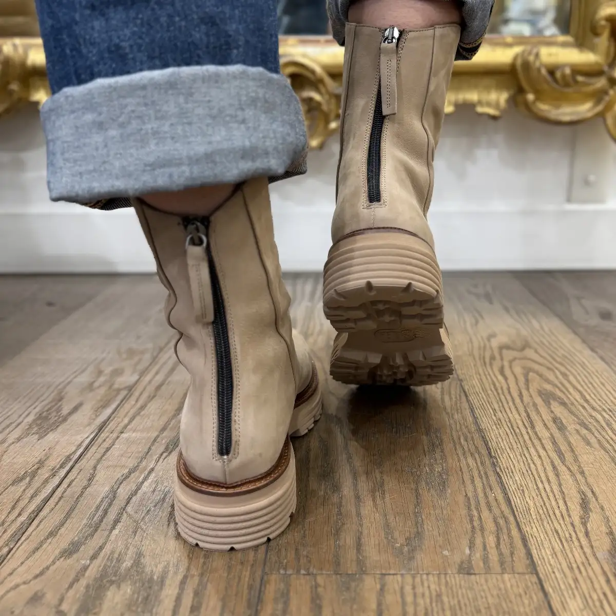 Bottines Wash Sabbia