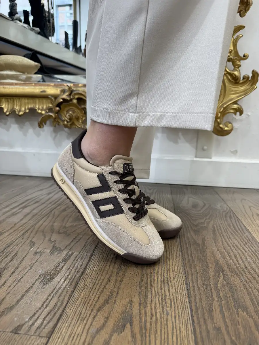 Basket Jogger Beige & Coffee