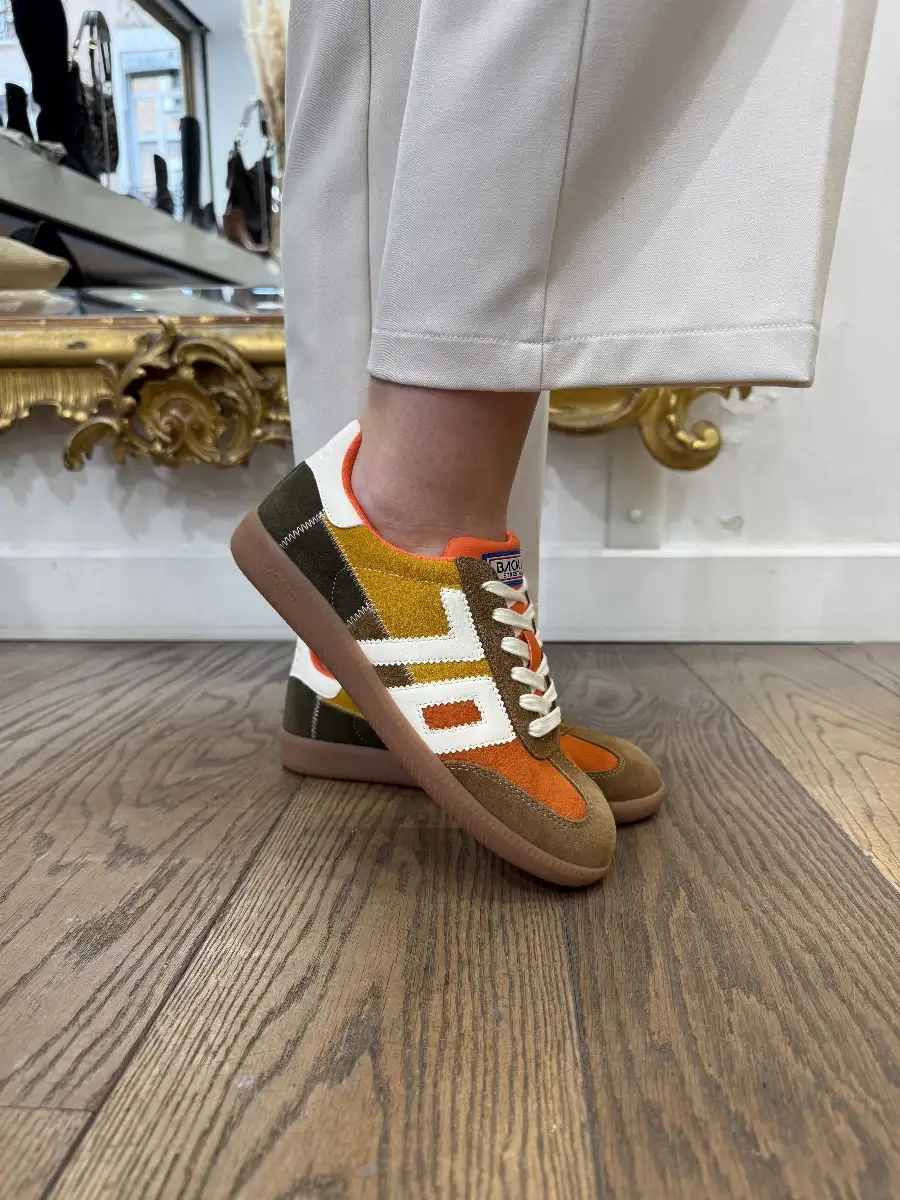 Basket Squid 07 Orange Suede