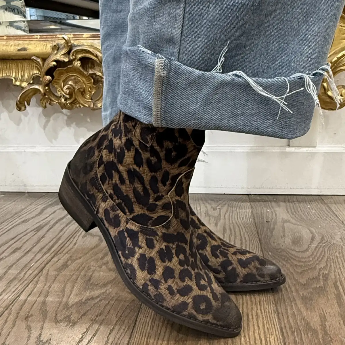 MIMMÙ - Bottines léopard M374M8
