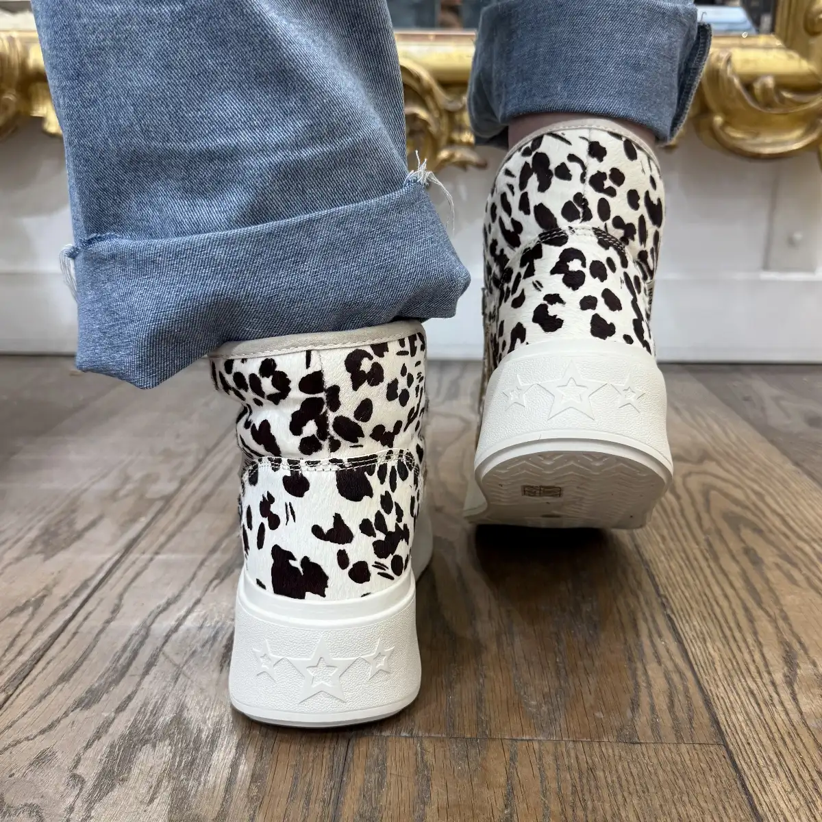 NAN-KU COUTURE – Boots Leopard Mix