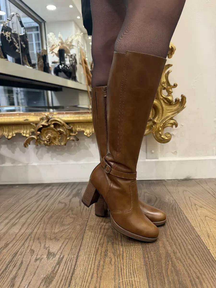 Bottes NERO GIARDINI - 514621 CAMEL