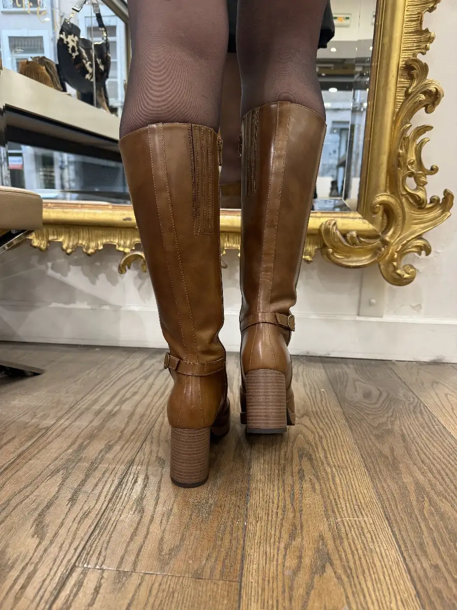 Bottes NERO GIARDINI - 514621 CAMEL