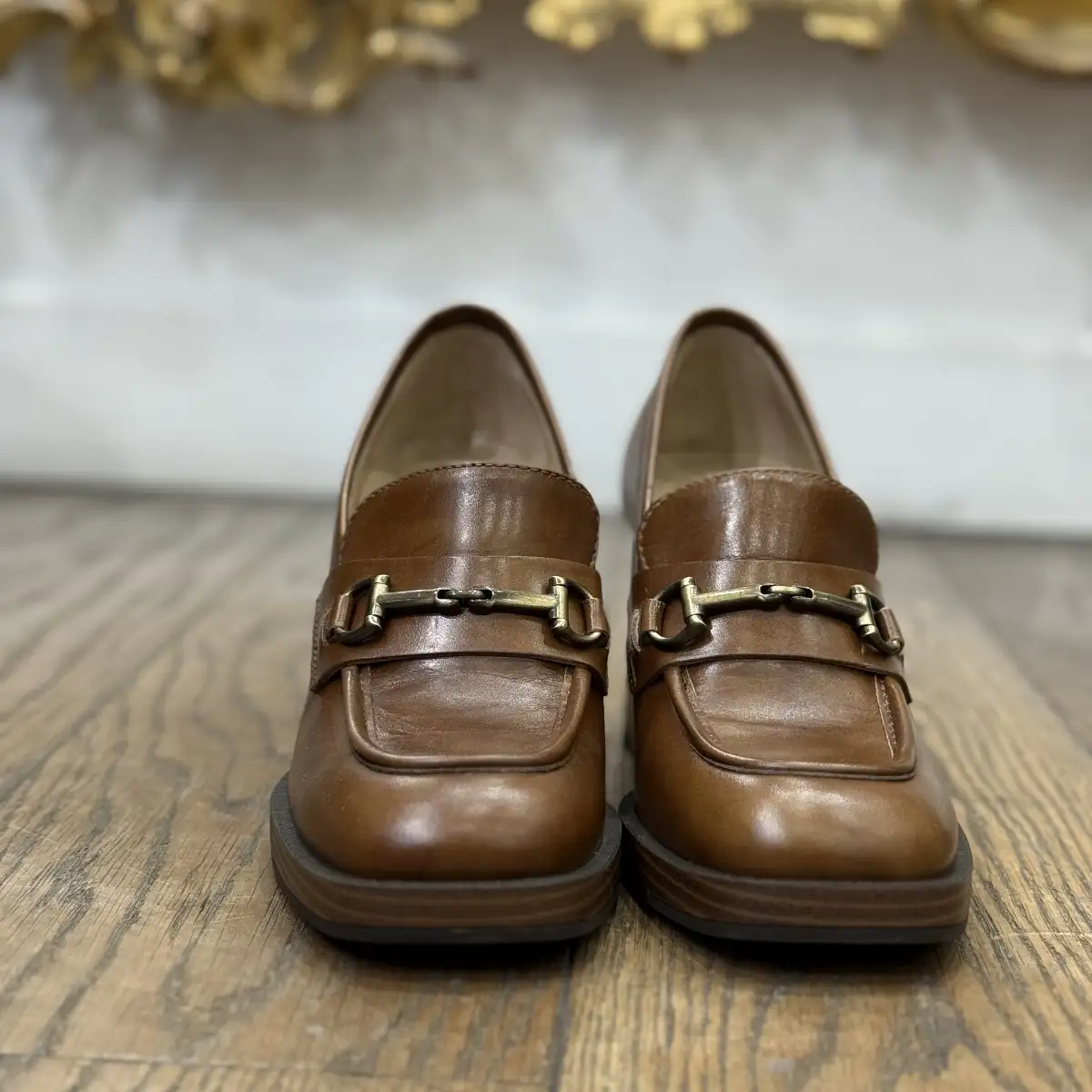 Mocassins Femme en Cuir Camel - NERO GIARDINI