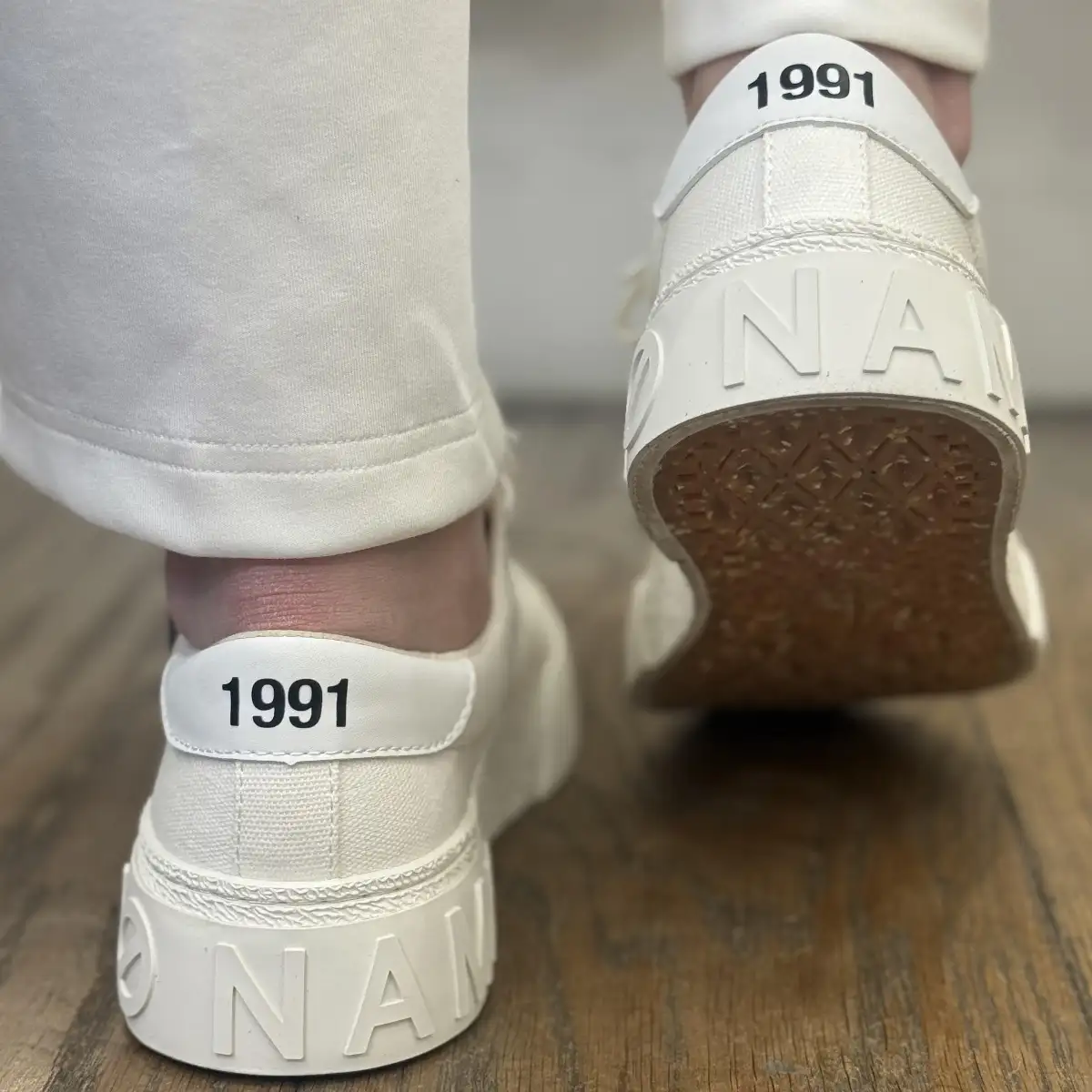 Reset sneaker W blanc - No Name