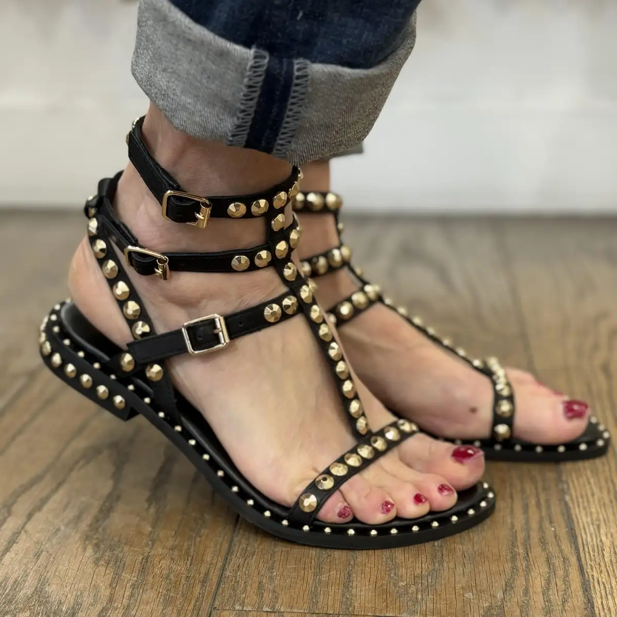 ASH - sandales Play Black