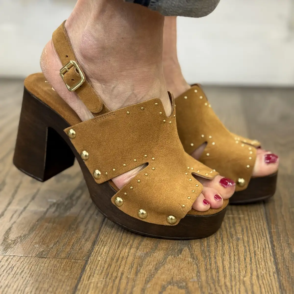 Coco & Abricot - sandales Carolles Cognac