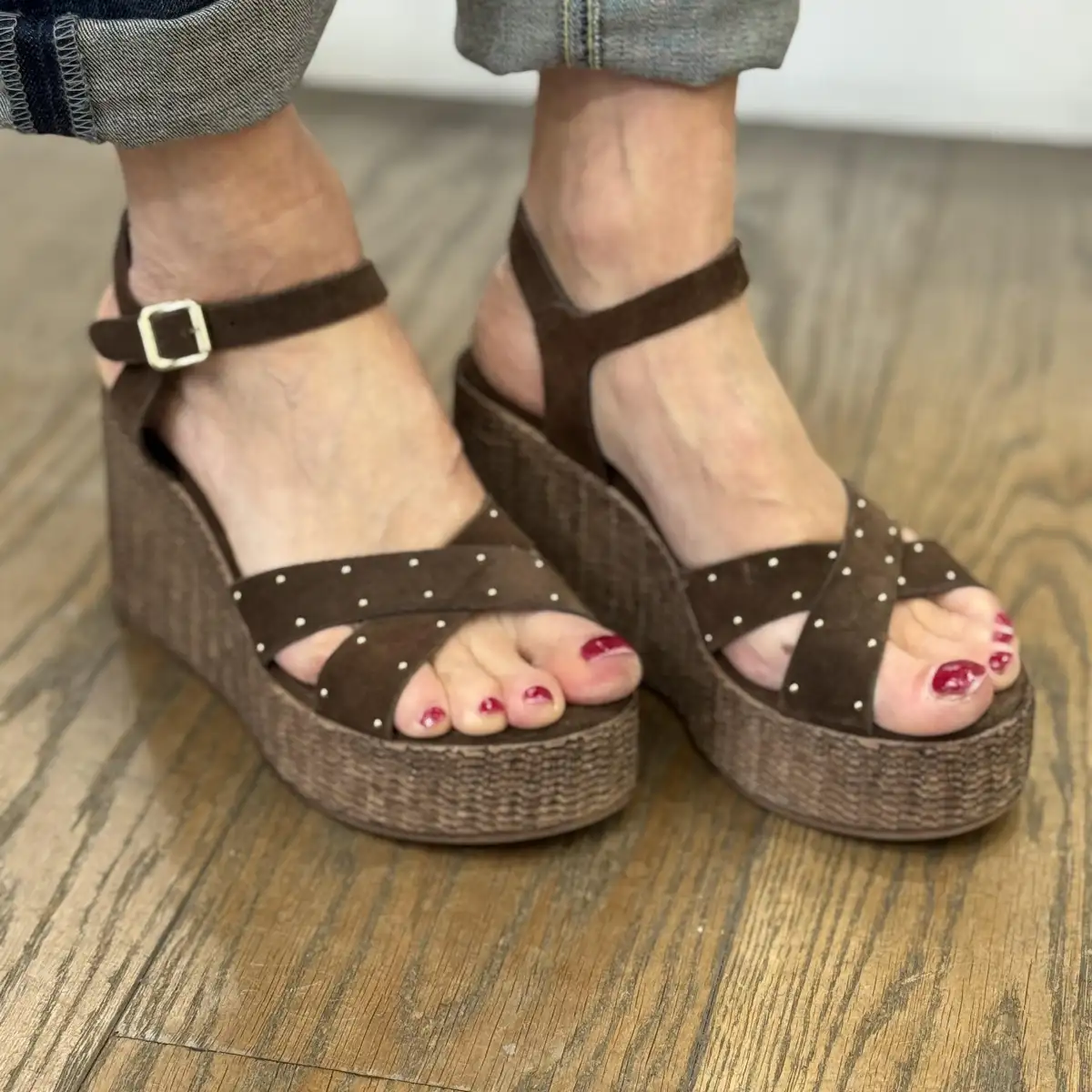 Coco & Abricot - Sandales compensées CARRIÈRES