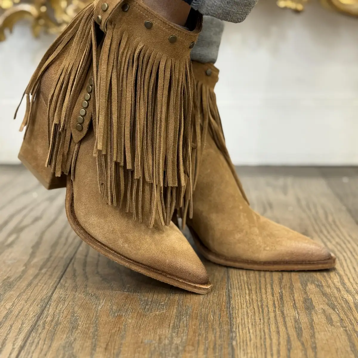 MIMMU – BOTTINES EN DAIM GABRIELA