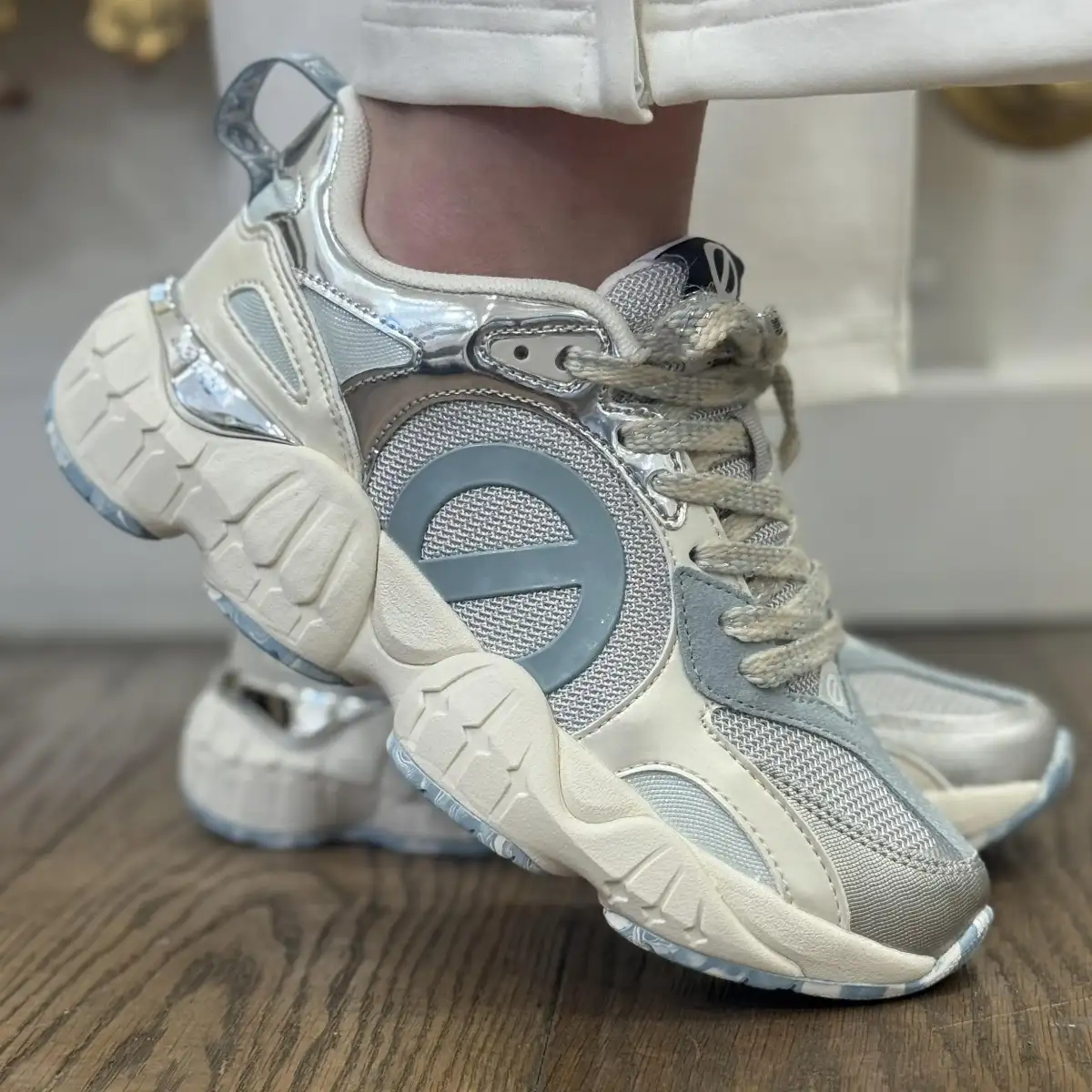 NO NAME - KRAZEE RUNNER W – Bleu ciel / argente