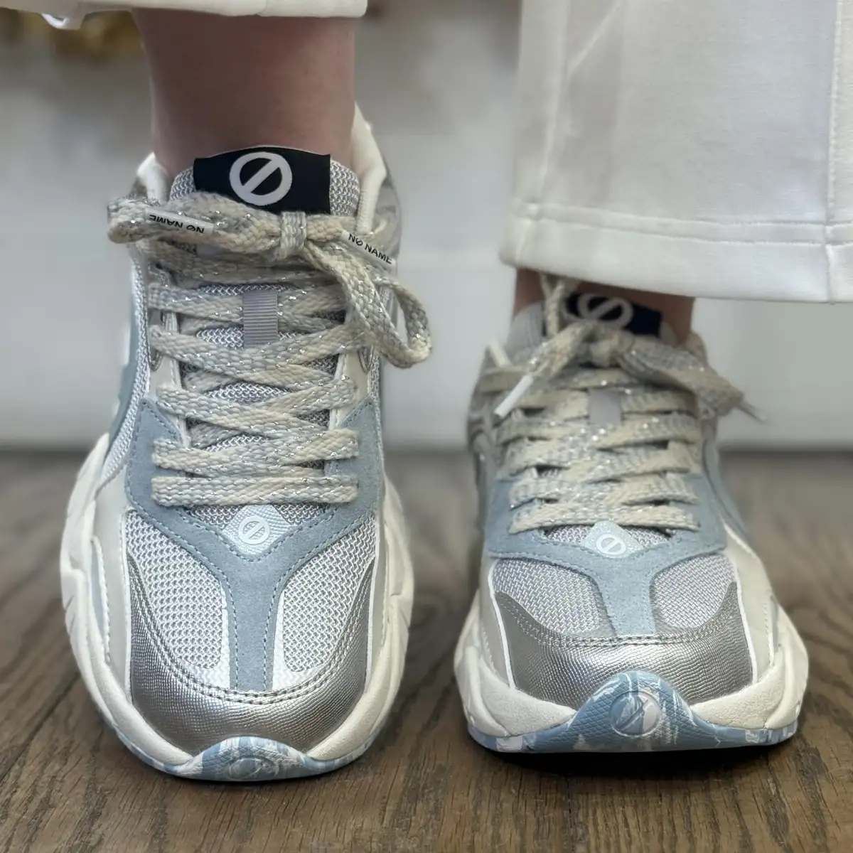 NO NAME - KRAZEE RUNNER W – Bleu ciel / argente