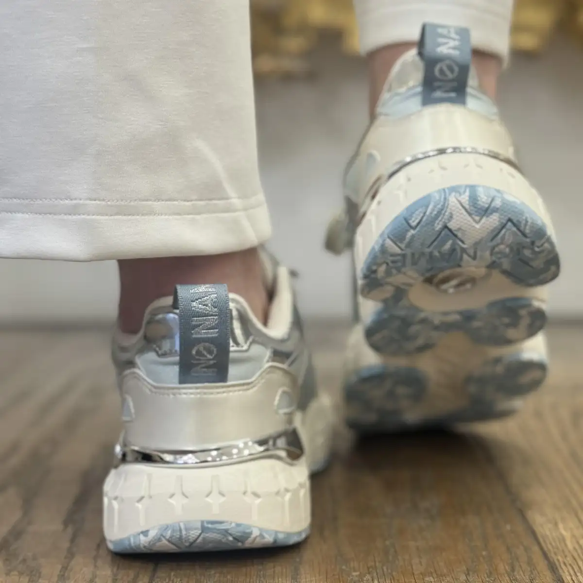 NO NAME - KRAZEE RUNNER W – Bleu ciel / argente