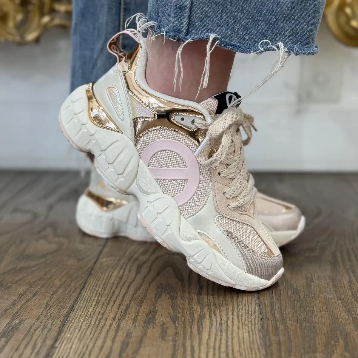 NO NAME - KRAZEE RUNNER W – Rose / rose métallisé