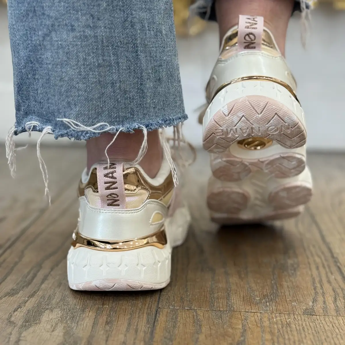 NO NAME - KRAZEE RUNNER W – Rose / rose métallisé