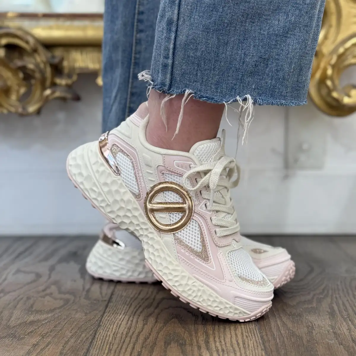 NO NAME - CARTER 2.0 TECH W – Blanc cassé / rose