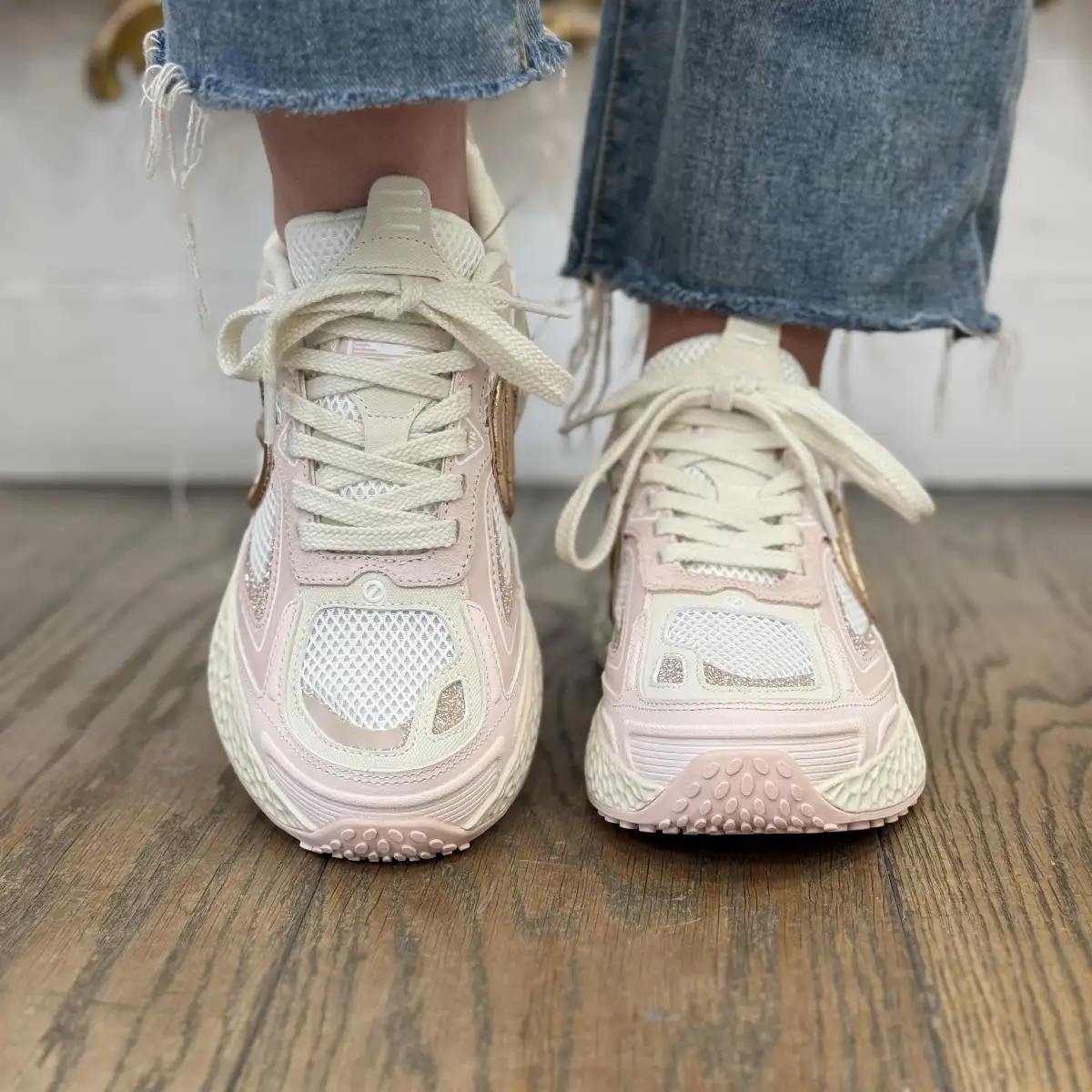 NO NAME - CARTER 2.0 TECH W – Blanc cassé / rose