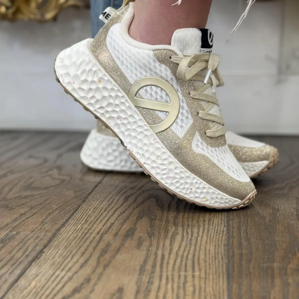 NO NAME - CARTER FLY PROTECT W – Blanc / doré pailleté