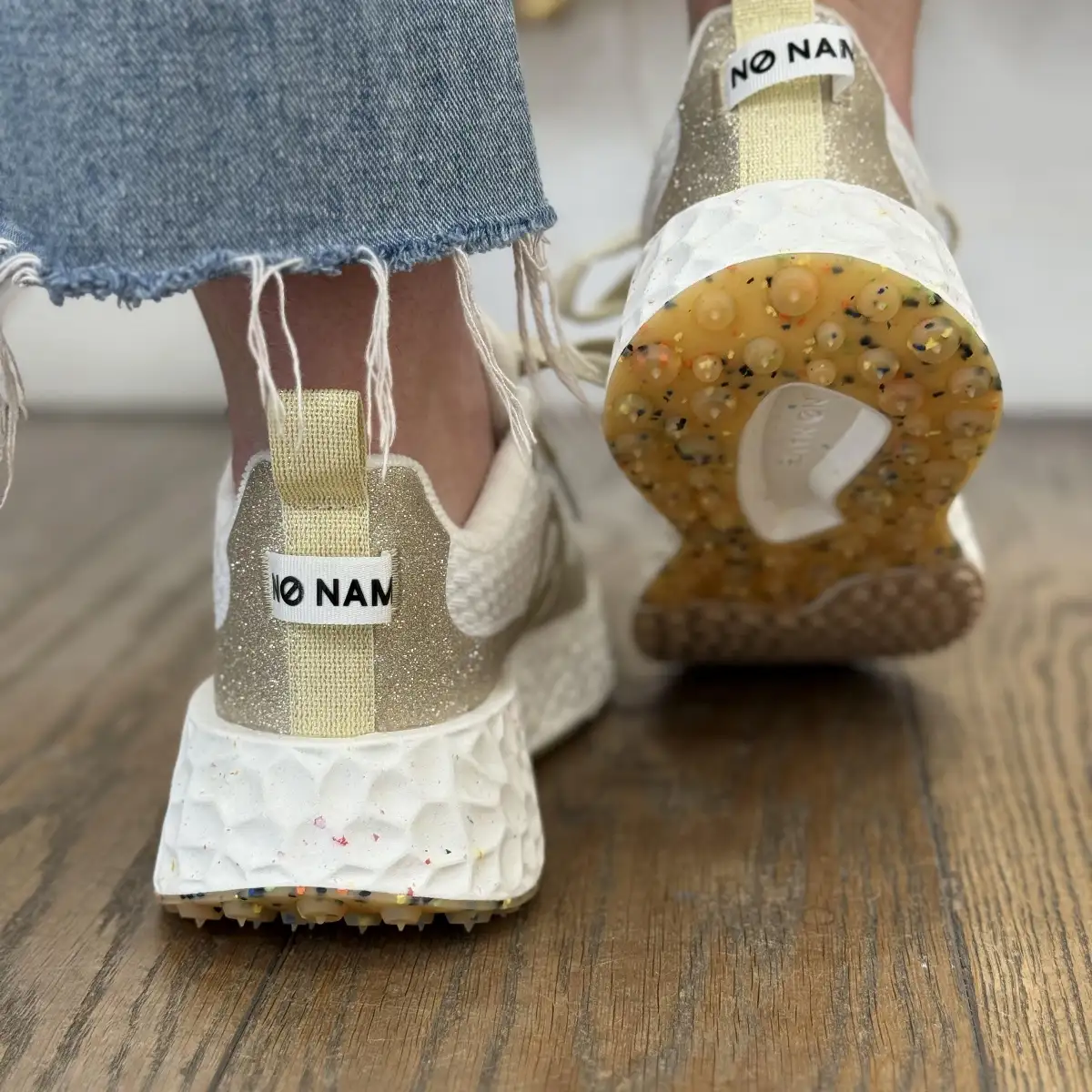 NO NAME - CARTER FLY PROTECT W – Blanc / doré pailleté