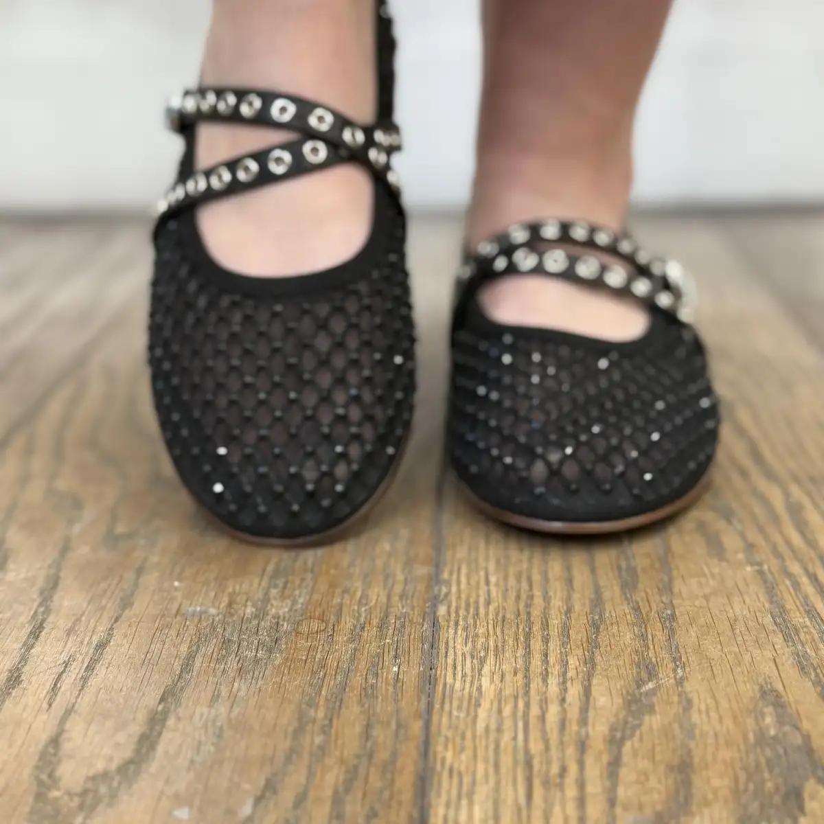 Toral - Ballerines résille noir