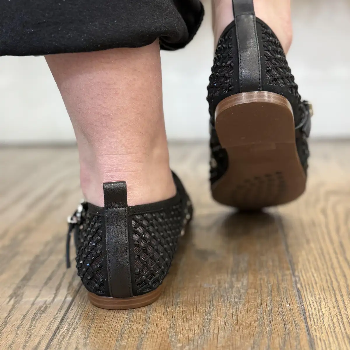 Toral - Ballerines résille noir