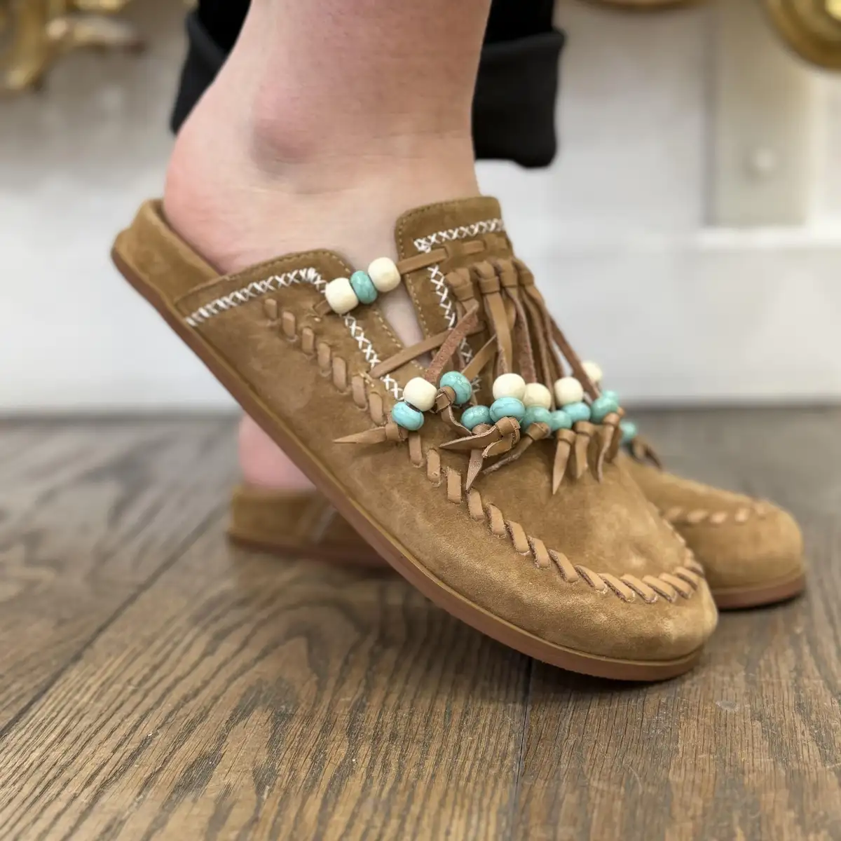 Toral - INKA CAMEL SUEDE MULE