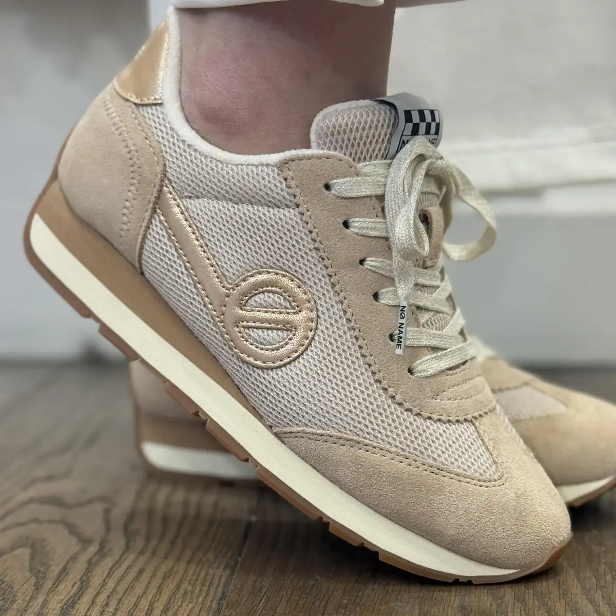 NO NAME - CITY RUN JOGGER – Beige bronze