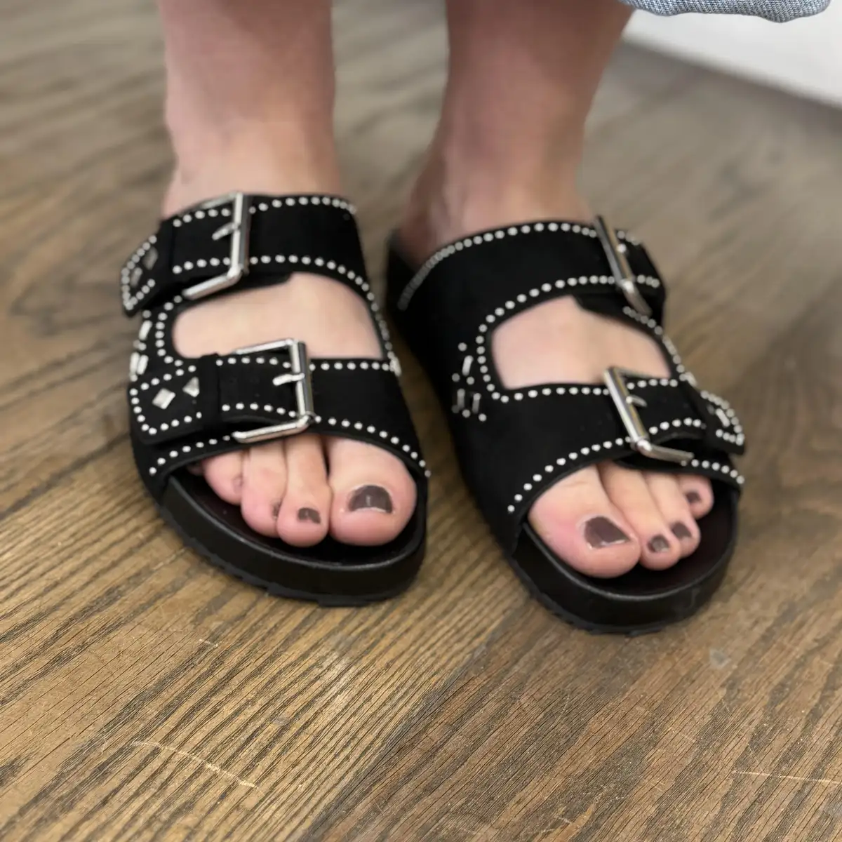 Bibi Lou - Mules cloutées Noir