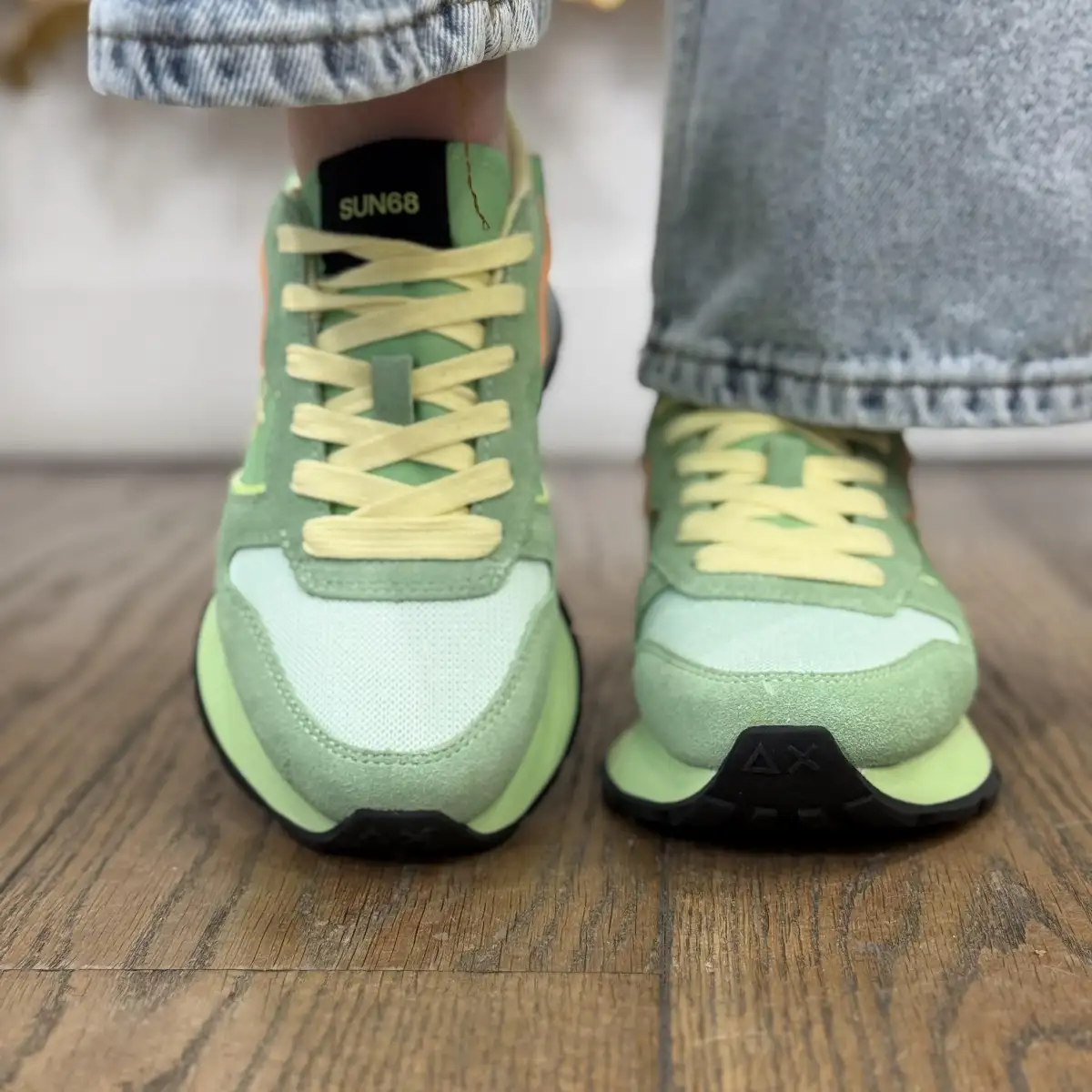 SUN68 - Baskets Ally Color Explosion vert menthe