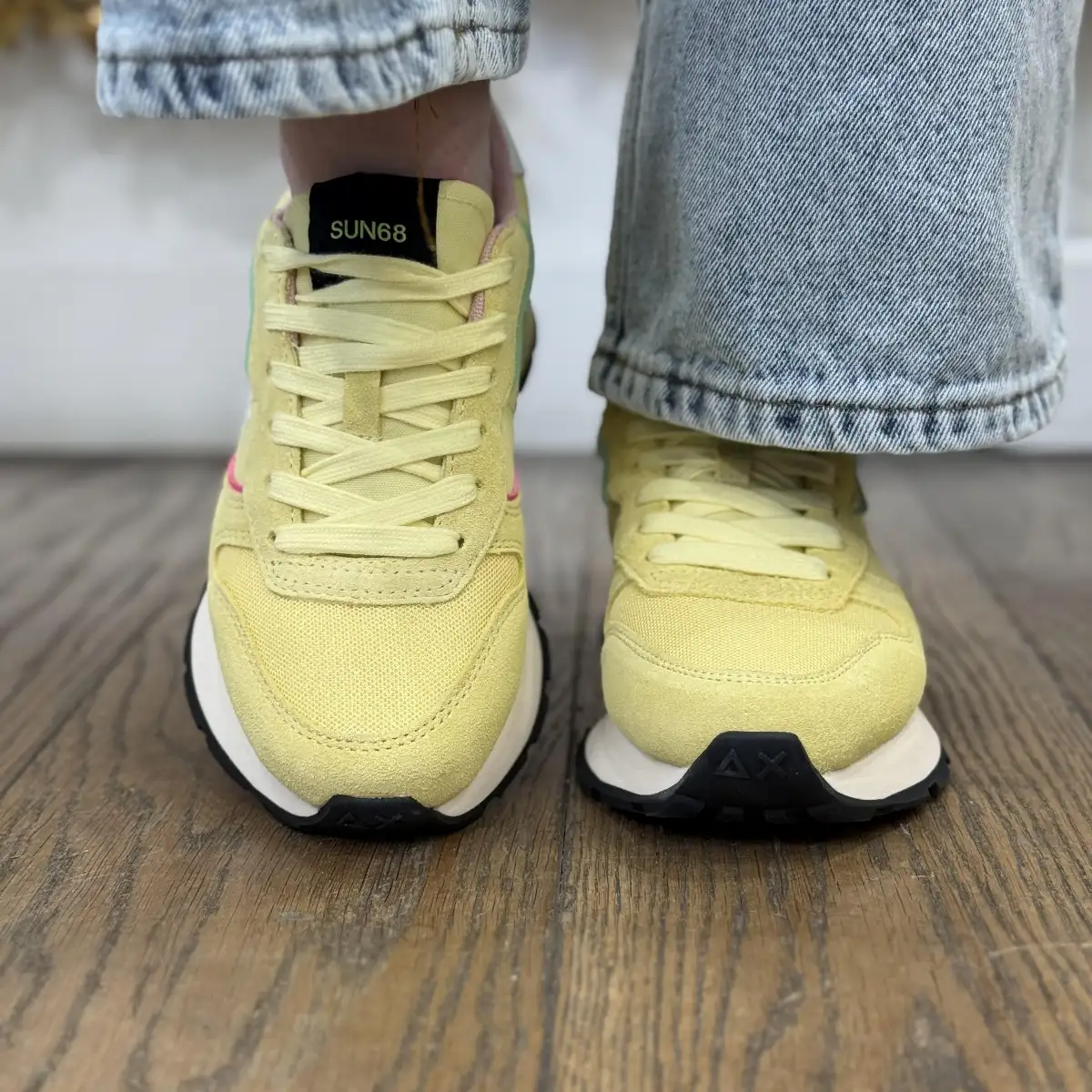 SUN68 - Baskets Ally Color Explosion jaune citron