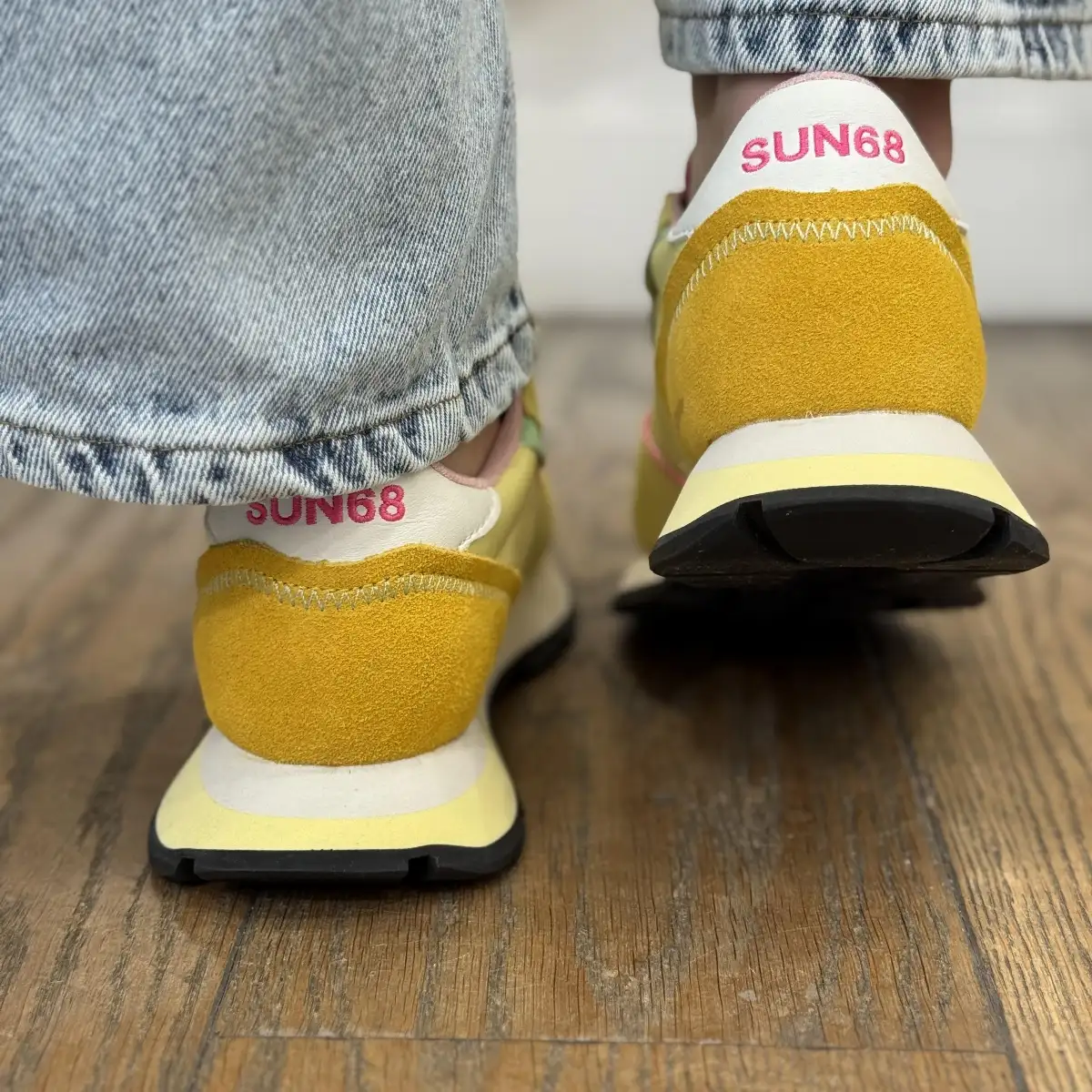 SUN68 - Baskets Ally Color Explosion jaune citron